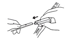 サイドバヨネットクリップ取り外し方法の図解